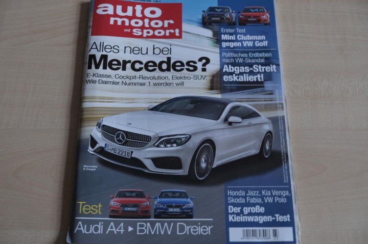 Deckblatt Auto Motor und Sport (23/2015)